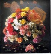 Still life floral, all kinds of reality flowers oil painting  317